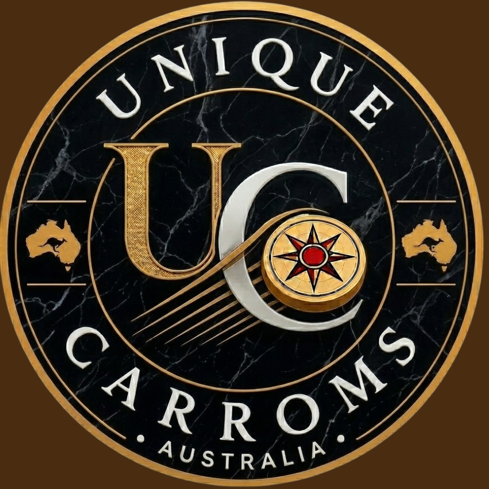Unique Carroms Australia Logo